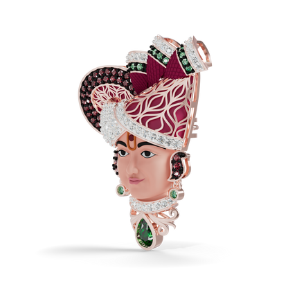 Guru Jewel's The Royal Swaminarayan Heritage Pendant for Her