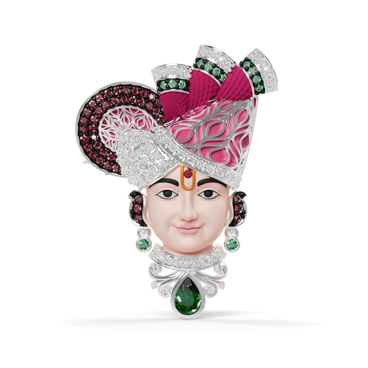 Guru Jewel's The Royal Swaminarayan Heritage Pendant for Her