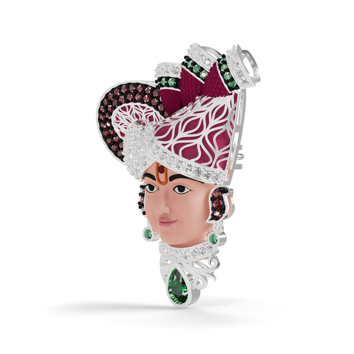 Guru Jewel's The Royal Swaminarayan Heritage Pendant for Her