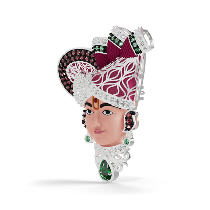 Guru Jewel's The Royal Swaminarayan Heritage Pendant for Her