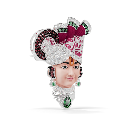 Guru Jewel's The Royal Swaminarayan Heritage Pendant for Her