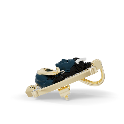 Guru Jewel's The Celestial Mahadev Rectangular Frame Pendant for Her