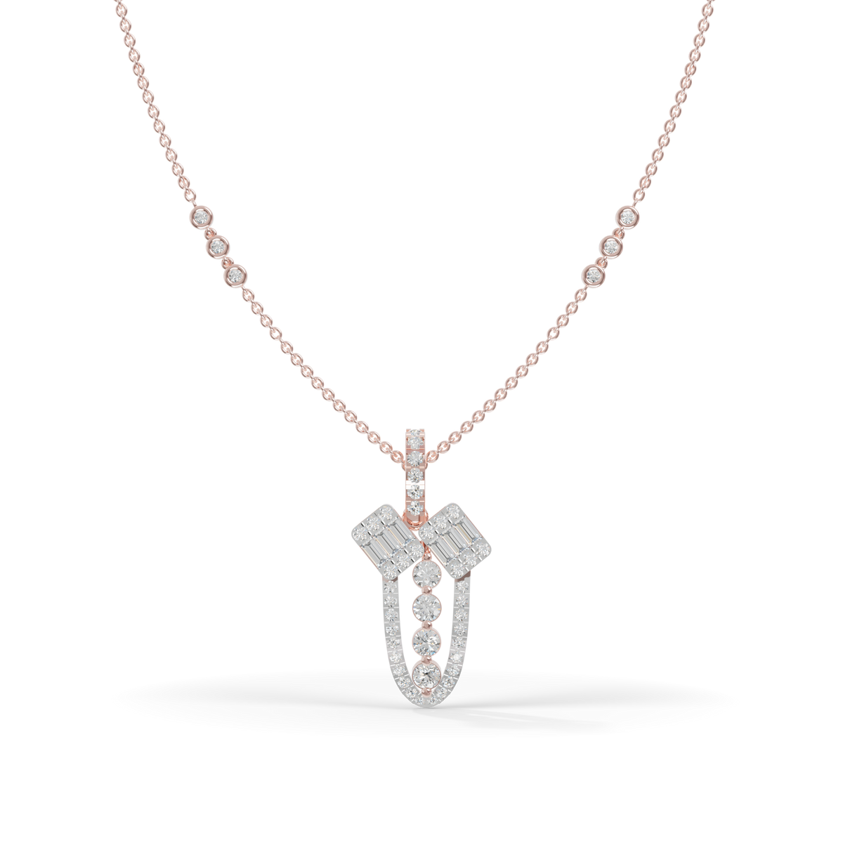 Guru Jewel's Modern Architectural Silver Pendant for Her