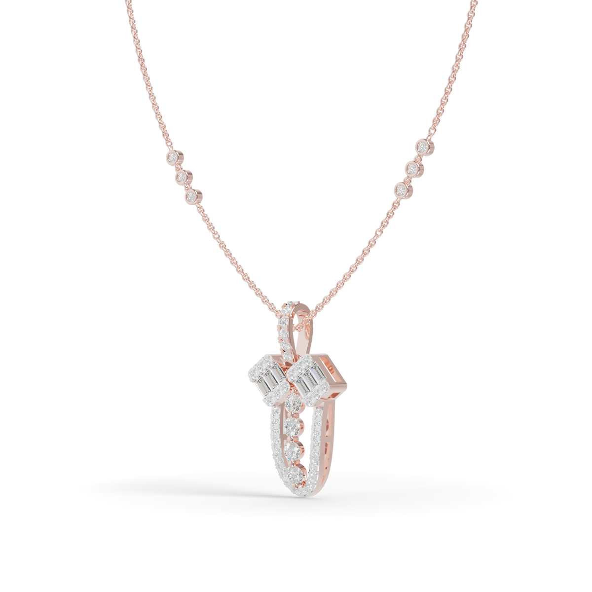 Guru Jewel's Modern Architectural Silver Pendant for Her