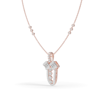 Guru Jewel's Modern Architectural Silver Pendant for Her