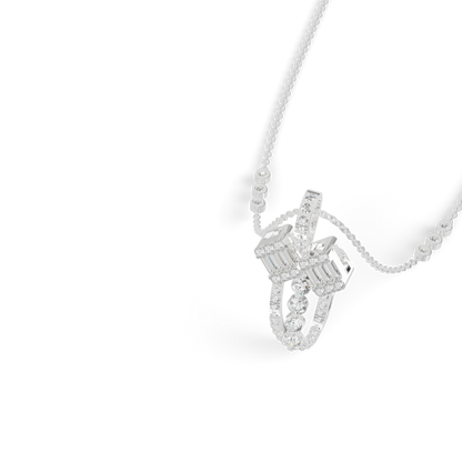 Guru Jewel's Modern Architectural Silver Pendant for Her
