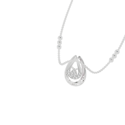 Guru Jewel's Pear-Shaped Cluster Accent with Latticed Teardrop Pendant for Her