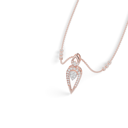 Guru Jewel's Sleek V-Shaped Tiered Pendant for Her