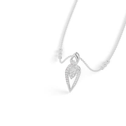 Guru Jewel's Sleek V-Shaped Tiered Pendant for Her