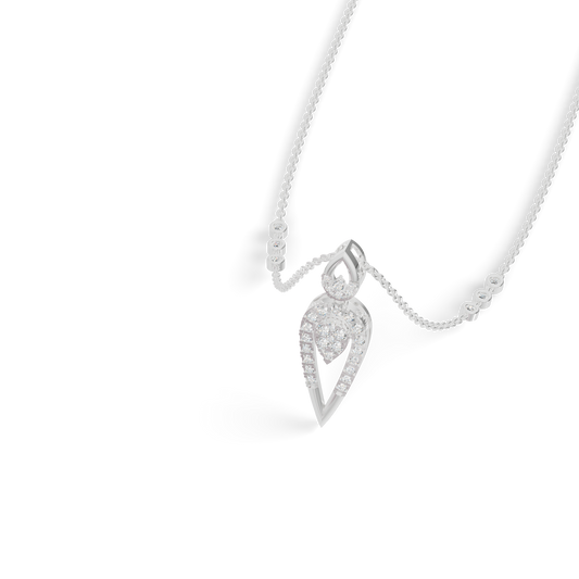Guru Jewel's Sleek V-Shaped Tiered Pendant for Her