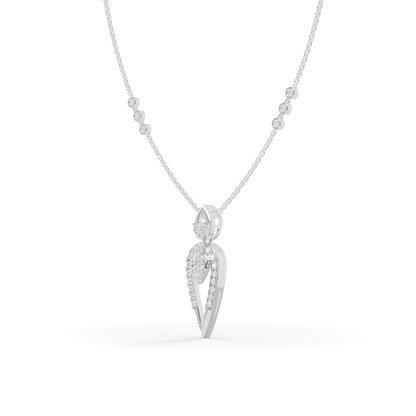 Guru Jewel's Sleek V-Shaped Tiered Pendant for Her