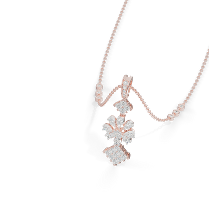 Guru Jewel's Blossom and Square Cluster Pendant for Her