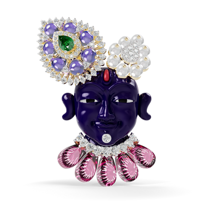 Guru Jewel's The Royal Shrinathji Heritage Gemstone PendanT for Her