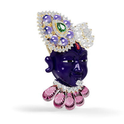 Guru Jewel's The Royal Shrinathji Heritage Gemstone PendanT for Her