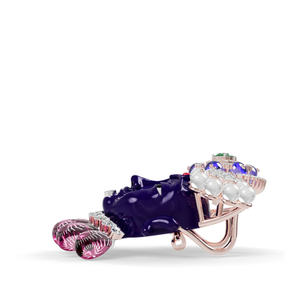 Guru Jewel's The Royal Shrinathji Heritage Gemstone PendanT for Her