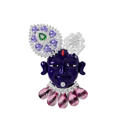 Guru Jewel's The Royal Shrinathji Heritage Gemstone PendanT for Her