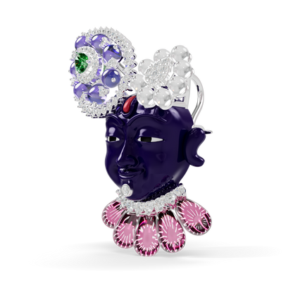 Guru Jewel's The Royal Shrinathji Heritage Gemstone PendanT for Her