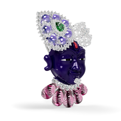 Guru Jewel's The Royal Shrinathji Heritage Gemstone PendanT for Her