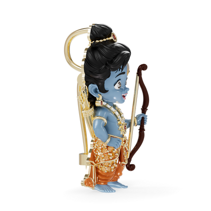 Guru Jewel's Eternal Devotion Divine Bal Ram Archer Pendant for Her