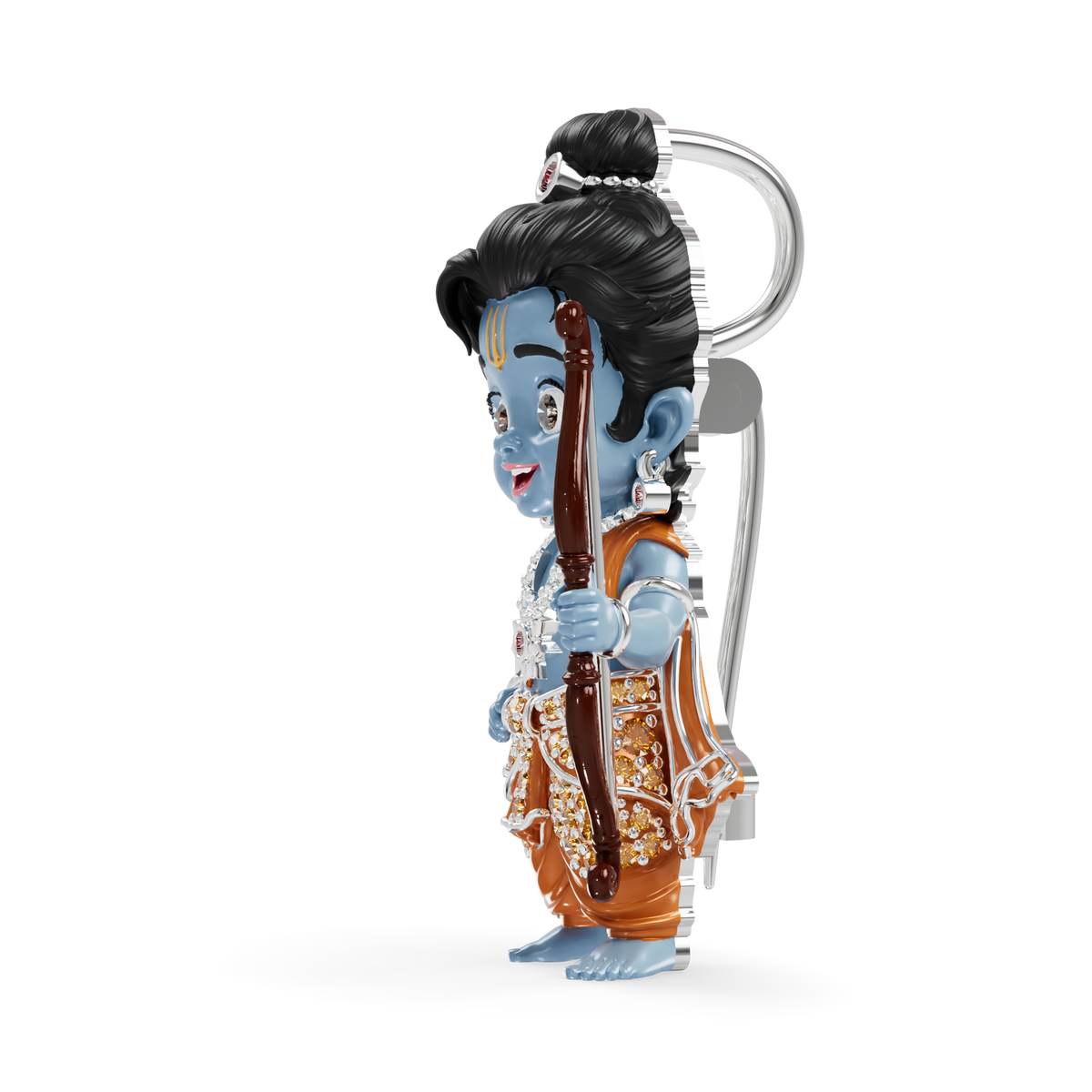 Guru Jewel's Eternal Devotion Divine Bal Ram Archer Pendant for Her