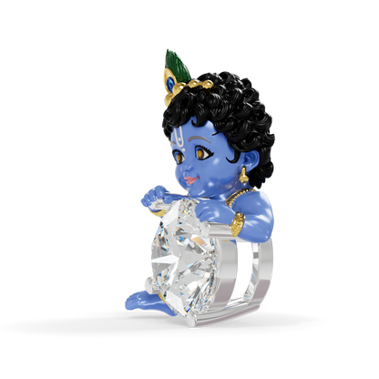 Guru Jewel's Royal Bal Krishna Solitaire Gemstone Pendant for Her