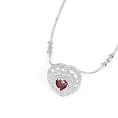 Guru Jewel's Luxurious Multi-Layer Heart Pendant for Her