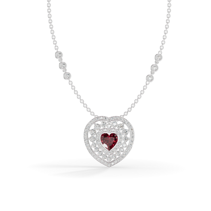 Guru Jewel's Luxurious Multi-Layer Heart Pendant for Her