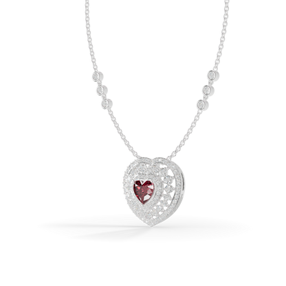 Guru Jewel's Luxurious Multi-Layer Heart Pendant for Her