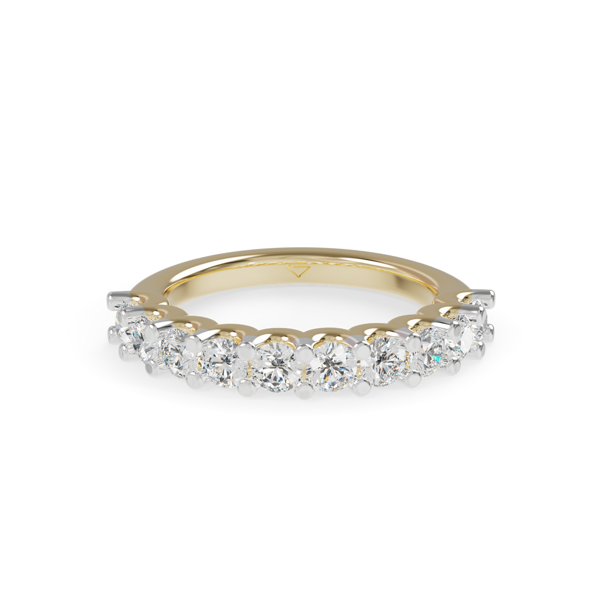 Classic Eternity 925 Silver And Diamond Studded Ladies Ring For Her