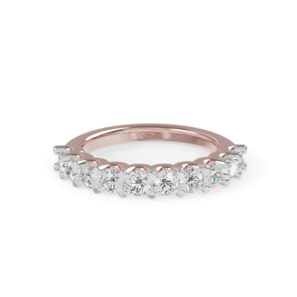 Classic Eternity 925 Silver And Diamond Studded Ladies Ring For Her