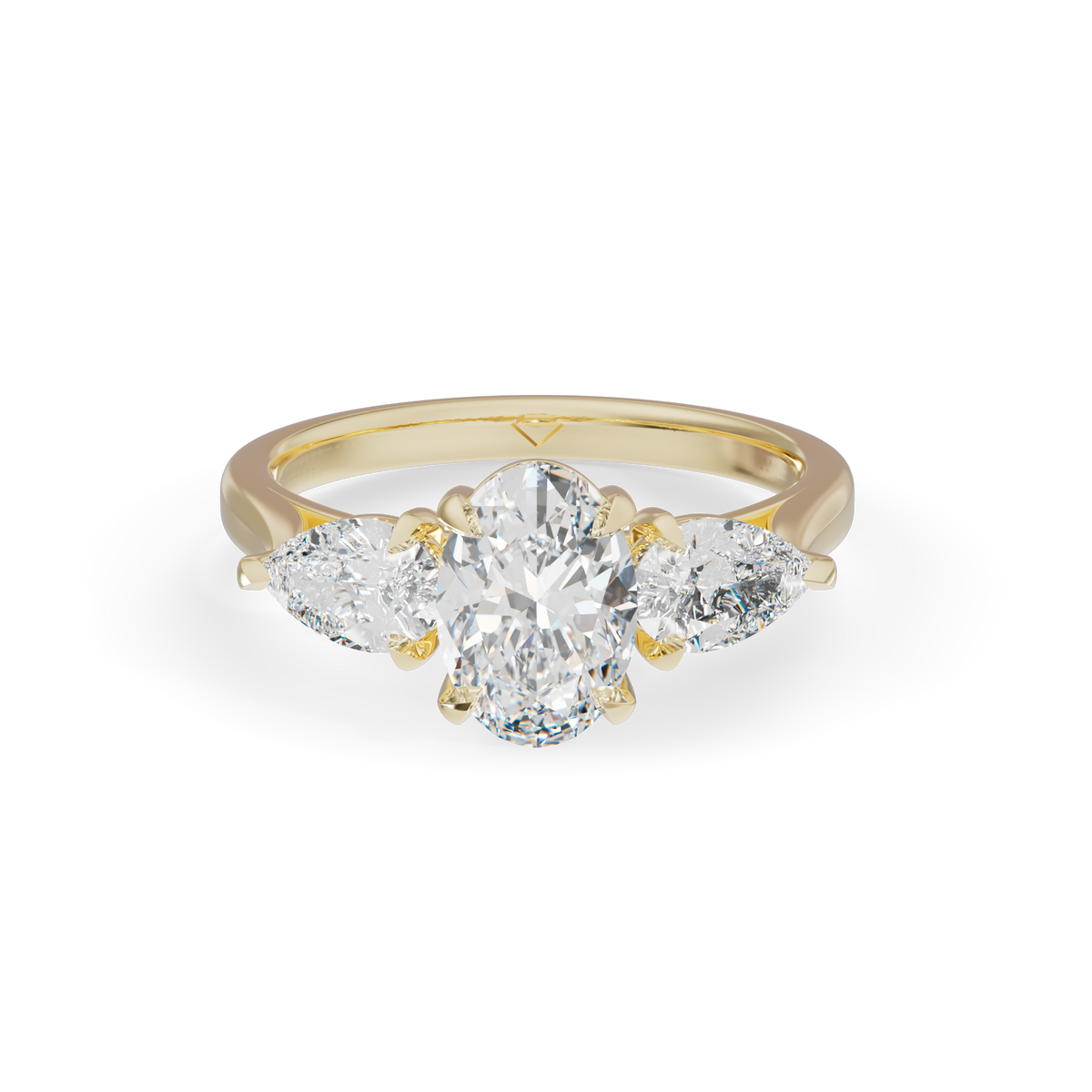 Fabulous 925 Silver Fancy Cut Fancy Diamond Studded Trending Ladies Ring For Her