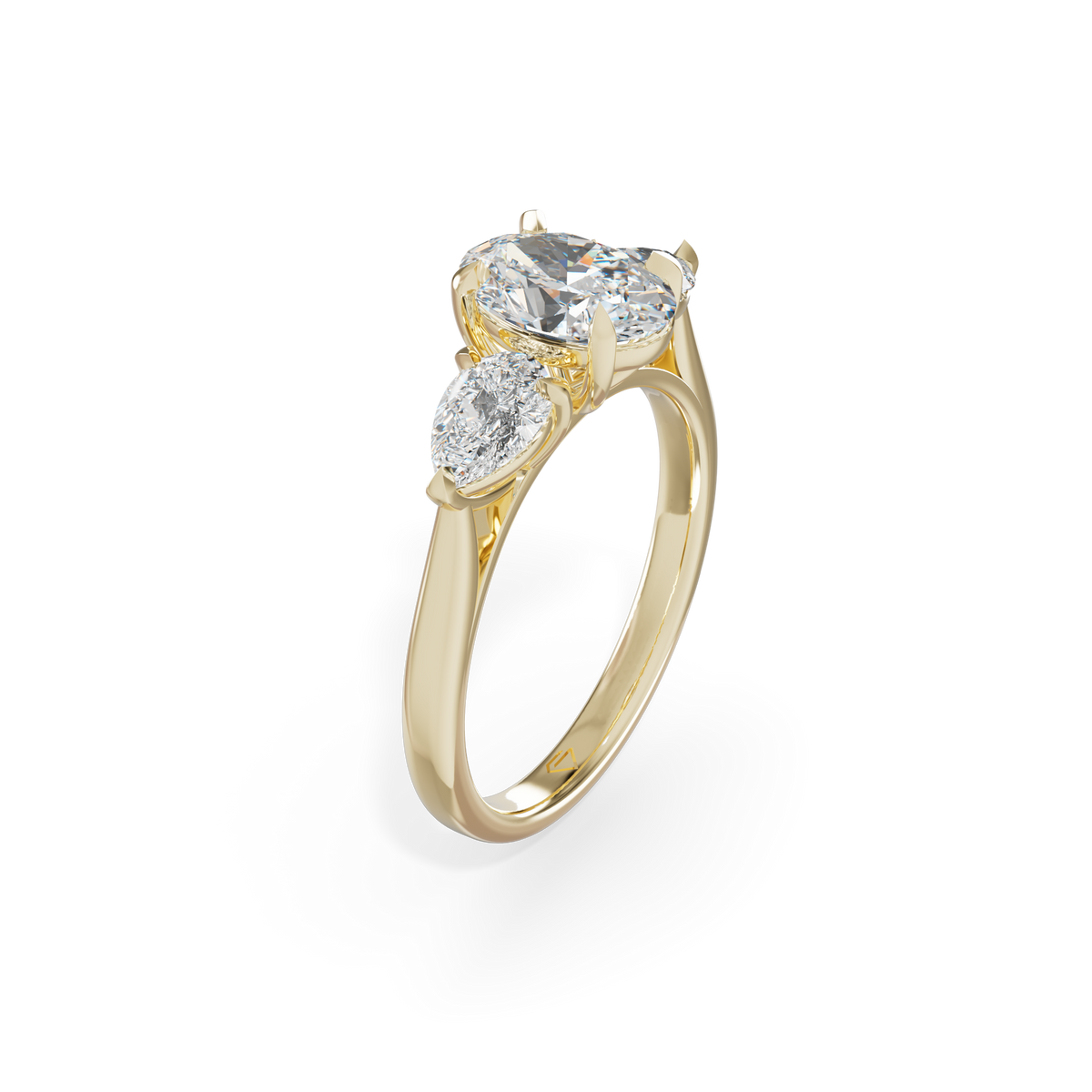 Fabulous 925 Silver Fancy Cut Fancy Diamond Studded Trending Ladies Ring For Her