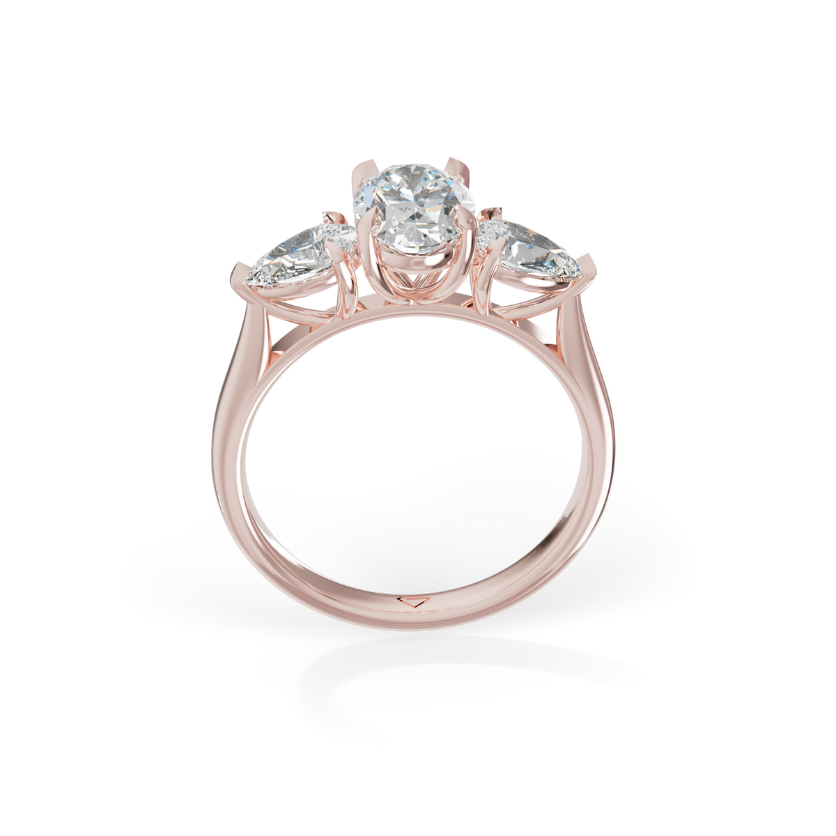 Fabulous 925 Silver Fancy Cut Fancy Diamond Studded Trending Ladies Ring For Her