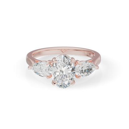 Fabulous 925 Silver Fancy Cut Fancy Diamond Studded Trending Ladies Ring For Her