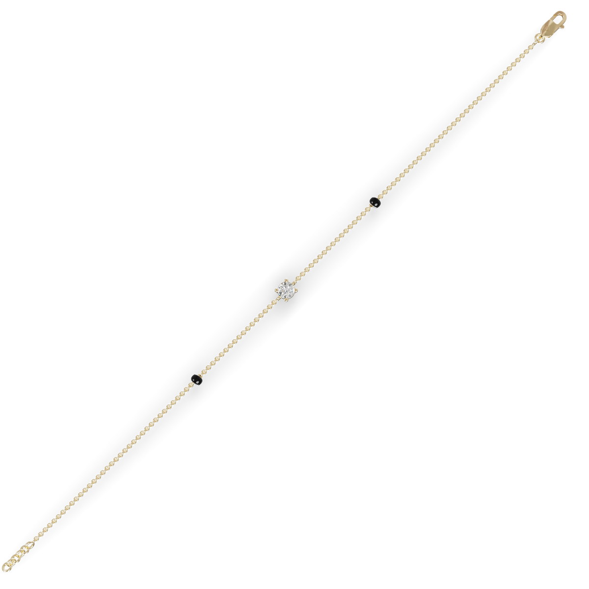 Guru Jewel's Simple Solitaire Diamond Bracelet for Her