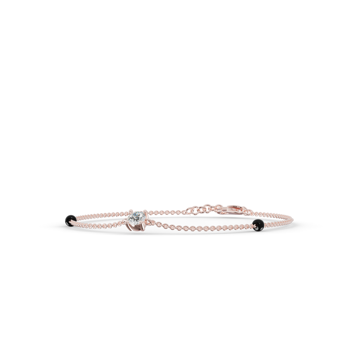 Guru Jewel's Simple Solitaire Diamond Bracelet for Her