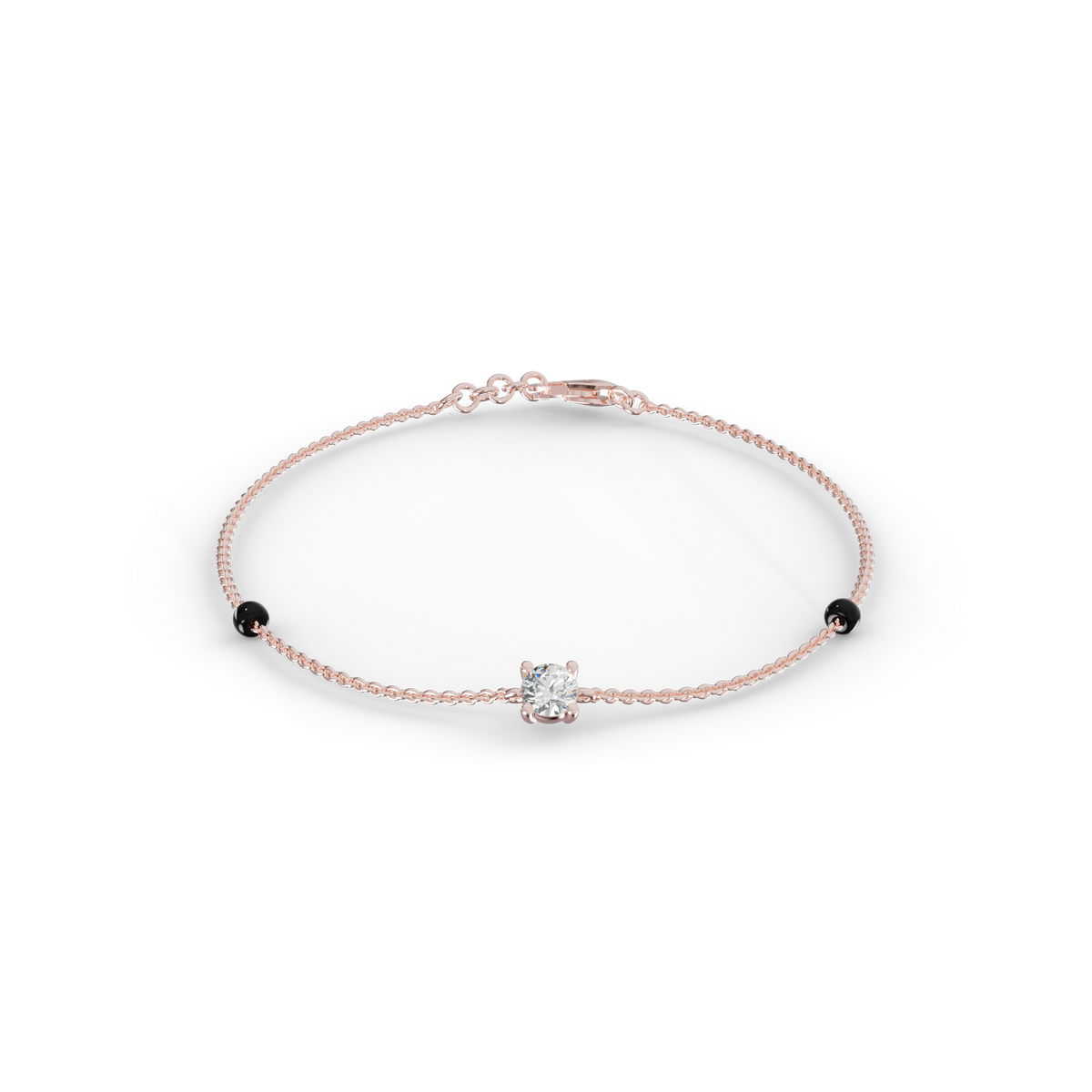Guru Jewel's Simple Solitaire Diamond Bracelet for Her