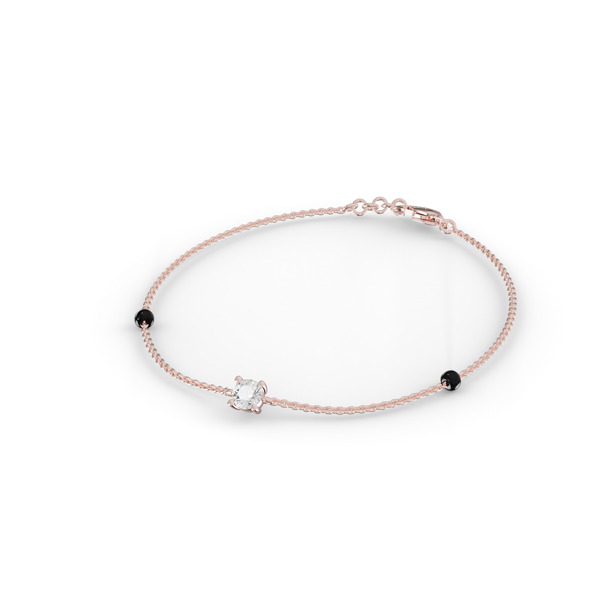 Guru Jewel's Simple Solitaire Diamond Bracelet for Her