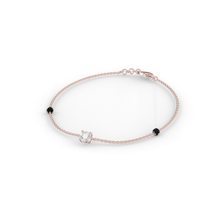 Guru Jewel's Simple Solitaire Diamond Bracelet for Her