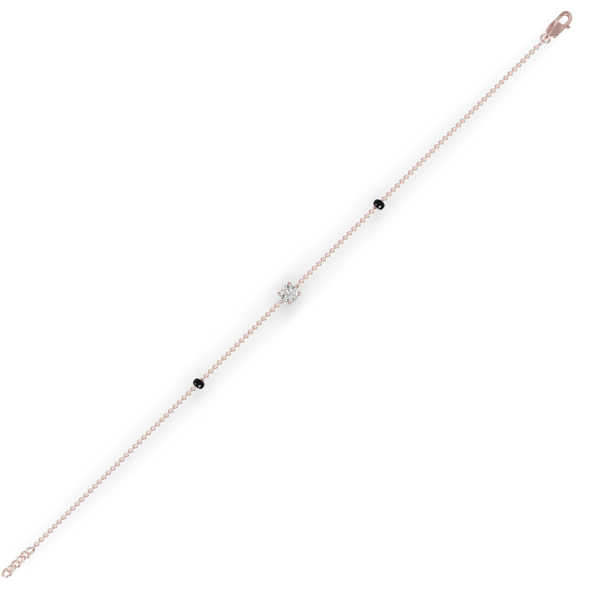 Guru Jewel's Simple Solitaire Diamond Bracelet for Her
