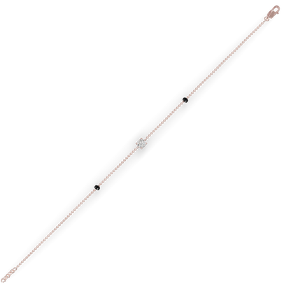 Guru Jewel's Simple Solitaire Diamond Bracelet for Her