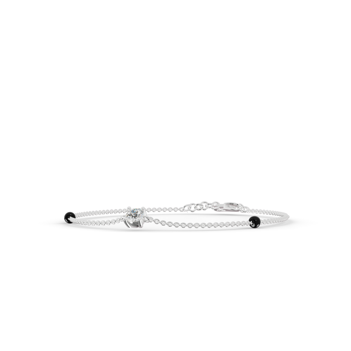 Guru Jewel's Simple Solitaire Diamond Bracelet for Her