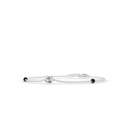 Guru Jewel's Simple Solitaire Diamond Bracelet for Her