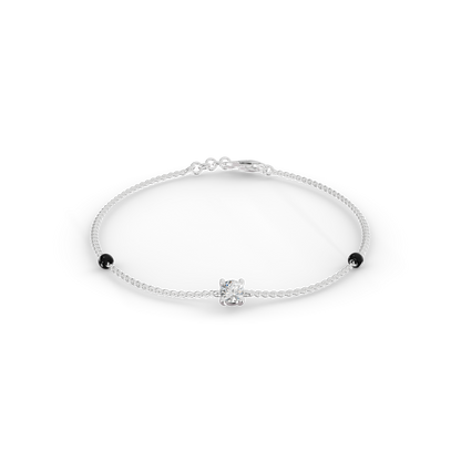 Guru Jewel's Simple Solitaire Diamond Bracelet for Her