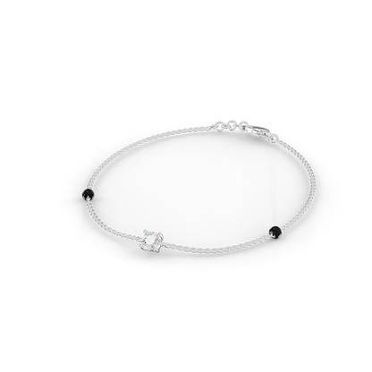 Guru Jewel's Simple Solitaire Diamond Bracelet for Her