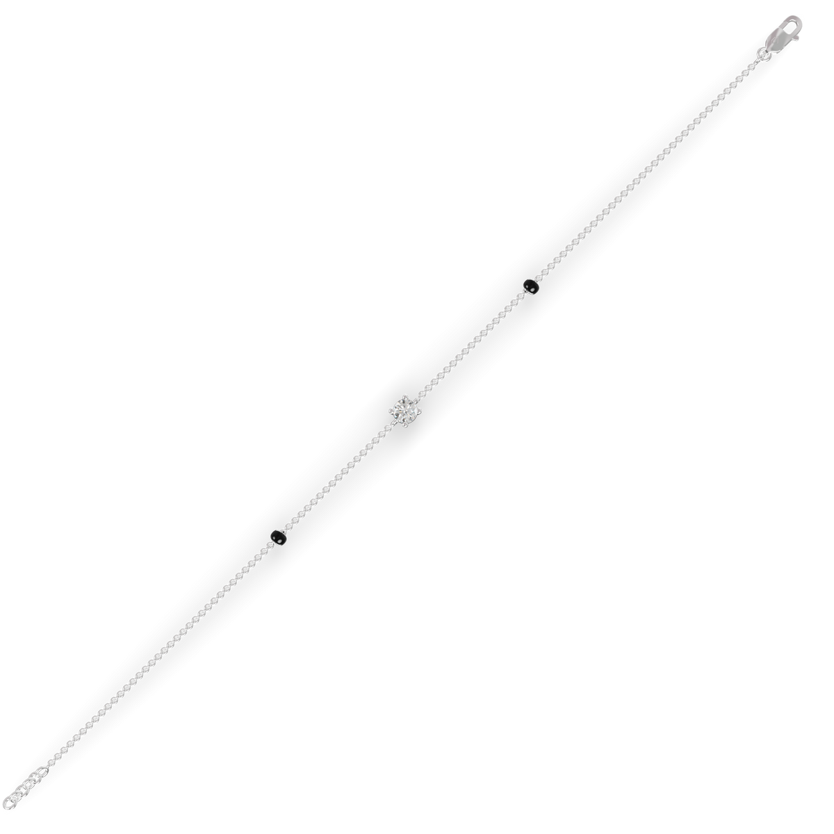 Guru Jewel's Simple Solitaire Diamond Bracelet for Her