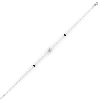 Guru Jewel's Simple Solitaire Diamond Bracelet for Her