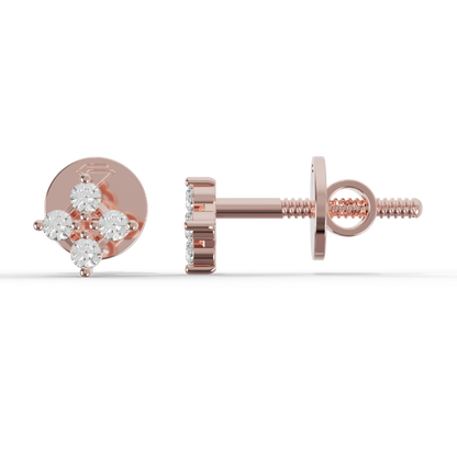 Guru Jewel's Warm Glow Four-Stone Blossom Earrings for Her