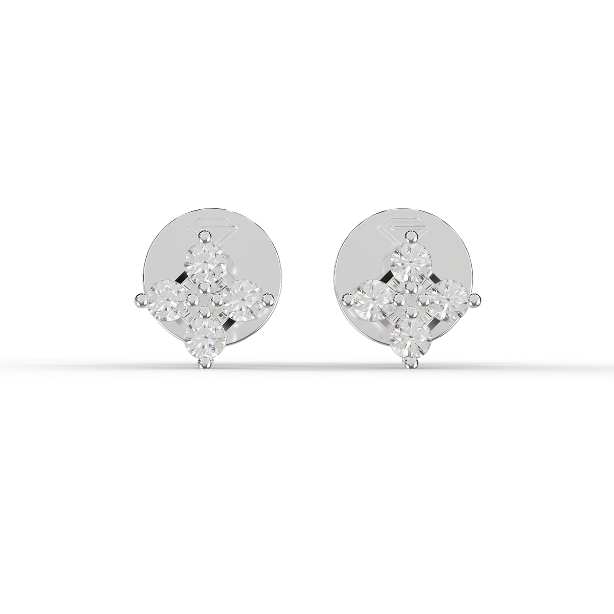 Guru Jewel's Warm Glow Four-Stone Blossom Earrings for Her