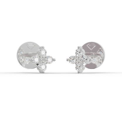 Guru Jewel's Warm Glow Four-Stone Blossom Earrings for Her